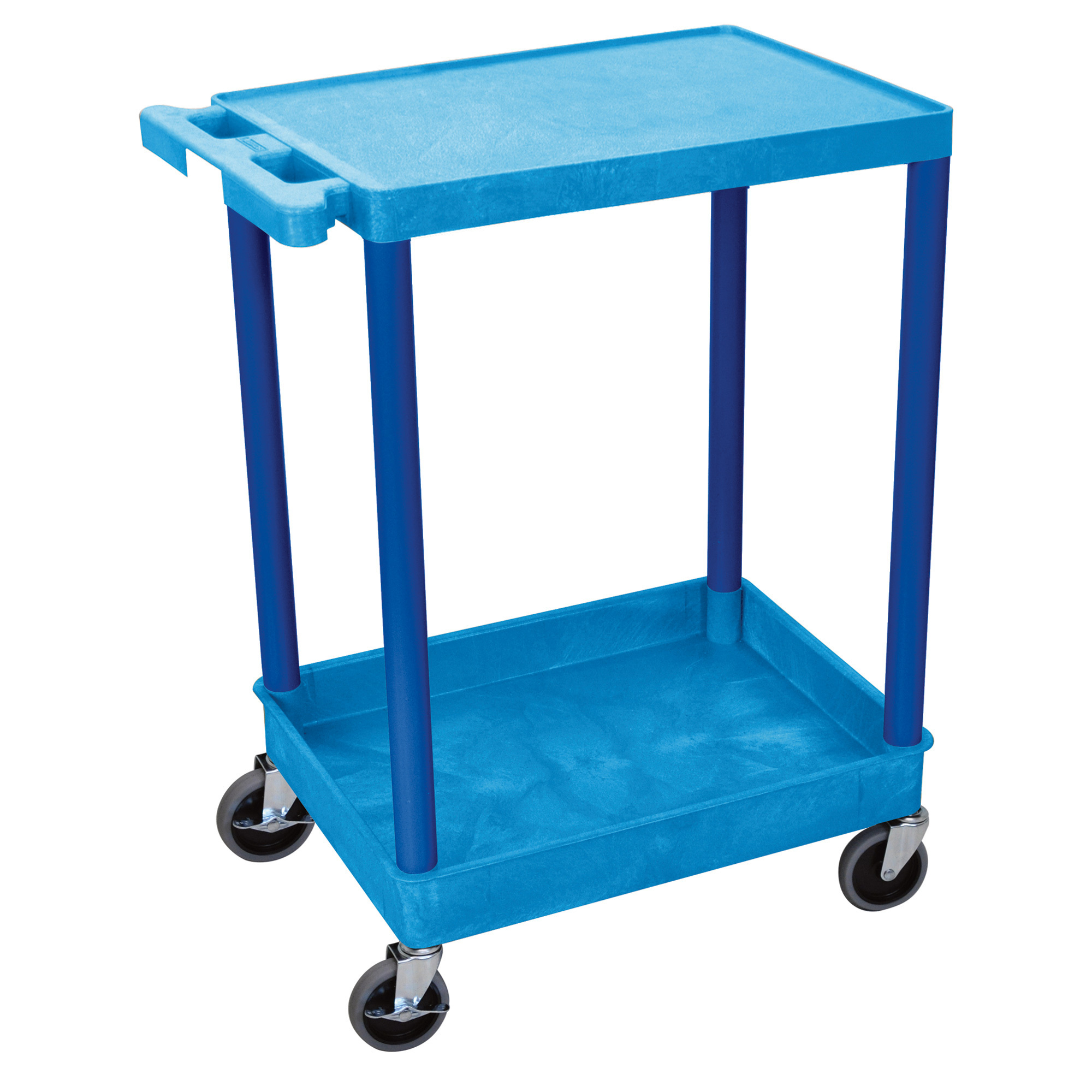 Luxor Utility Cart, 300-Lb. Capacity, Blue, Model# BUSTC21BU